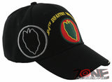 NEW! US ARMY 24TH INFANTRY DIVISION VICTORY BALL CAP HAT BLACK