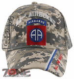 NEW! US ARMY 82ND AIRBORNE ALL THE WAY BALL CAP HAT ACU CAMO