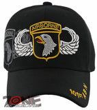 NEW! US ARMY 101ST ABN AIRBORNE DIVISION EAGLES SHADOW CAP HAT BLACK