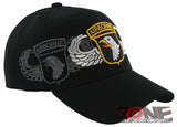 NEW! US ARMY 101ST ABN AIRBORNE DIVISION EAGLES SHADOW CAP HAT BLACK