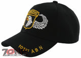 NEW! US ARMY 101ST ABN AIRBORNE DIVISION EAGLES SHADOW CAP HAT BLACK