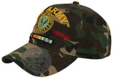 NEW! US ARMY VIETNAM VETERAN RIBBON BAR STAR CAP HAT CAMO