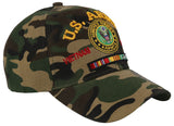 NEW! US ARMY VIETNAM VETERAN RIBBON BAR STAR CAP HAT CAMO