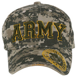 NEW! US ARMY BIG BALL CAP HAT ACU CAMO