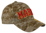 NEW! US MARINE CORPS BIG USMC BALL CAP HAT TAN ACU CAMO