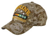 NEW! USMC US MARINE VIETNAM VETERAN GRAY SHADOW CAP HAT DESERT CAMO