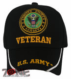 NEW! US ARMY STRONG VETERAN SIDE MESH CAP HAT BLACK