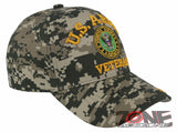 NEW! US ARMY STRONG VETERAN ROUND CAP HAT ACU CAMO