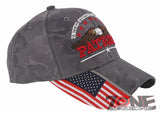 UNITED STATE OF AMERICA STAR PATRIOT EAGLE FLAG BASEBALL CAP HAT GRAY CAMO